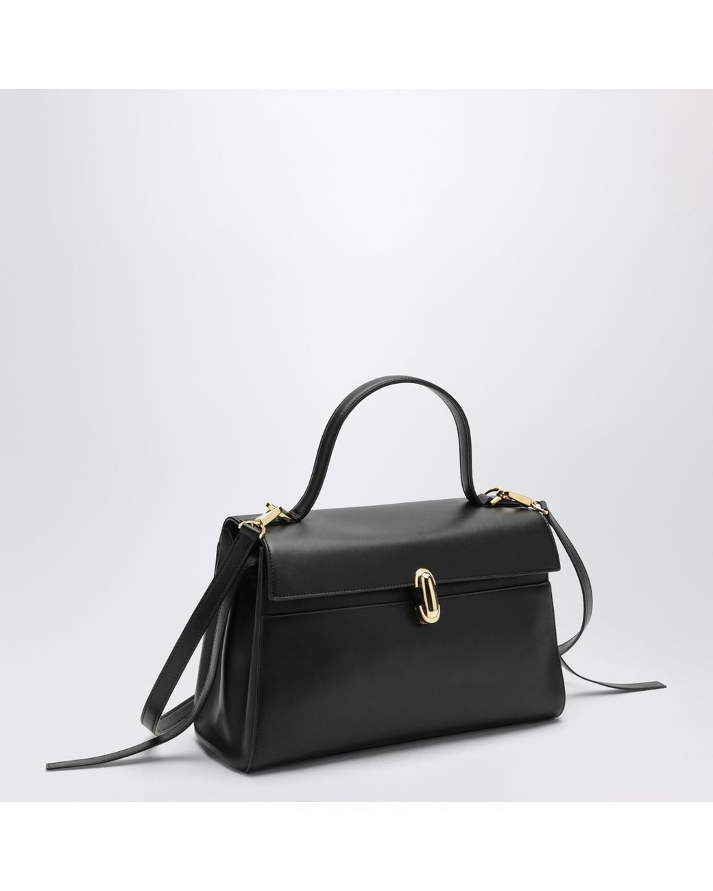 SAVETTE Black Soft Symmetry Handbag
