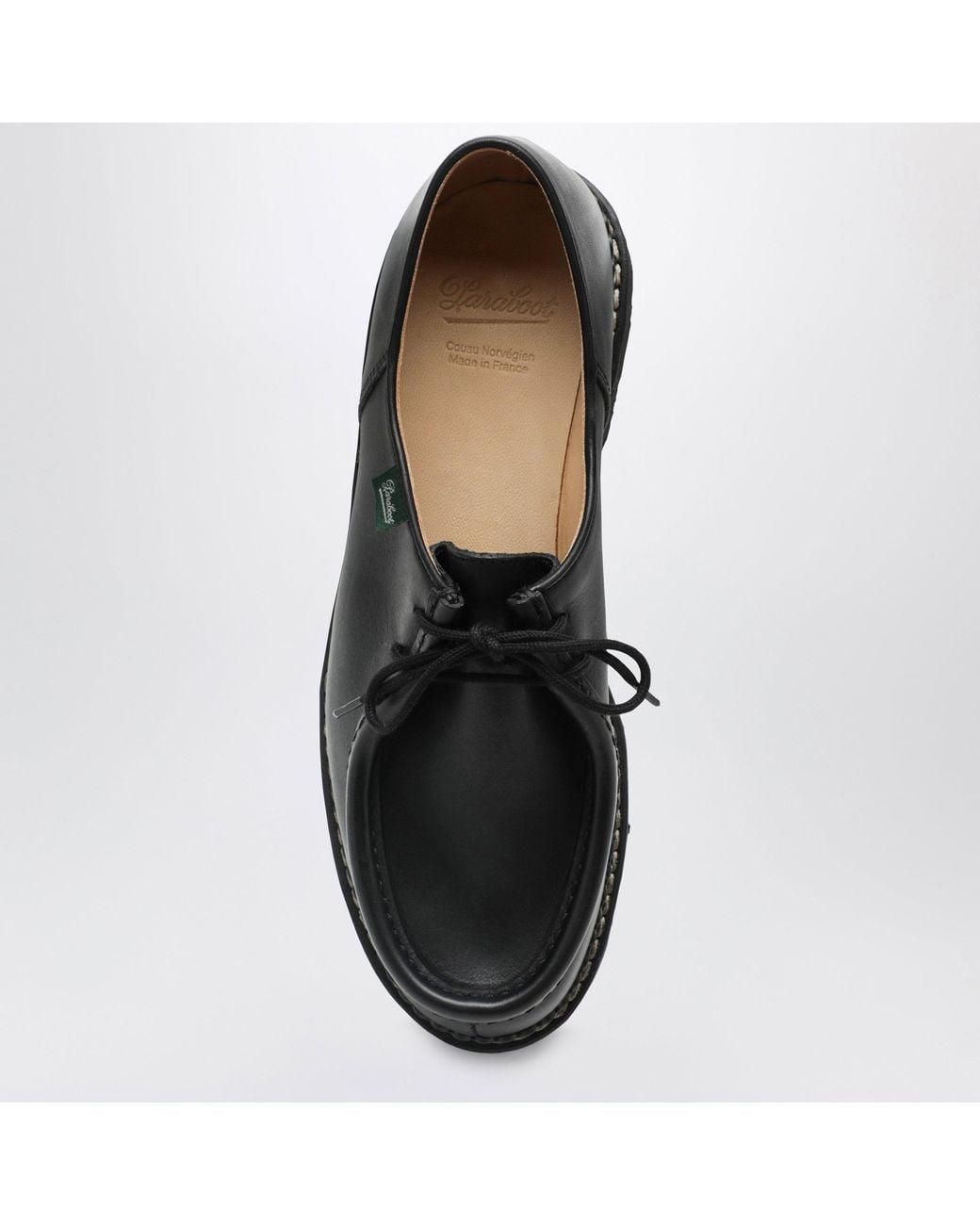 Allacciata Michael Nera di Paraboot in Black da Uomo