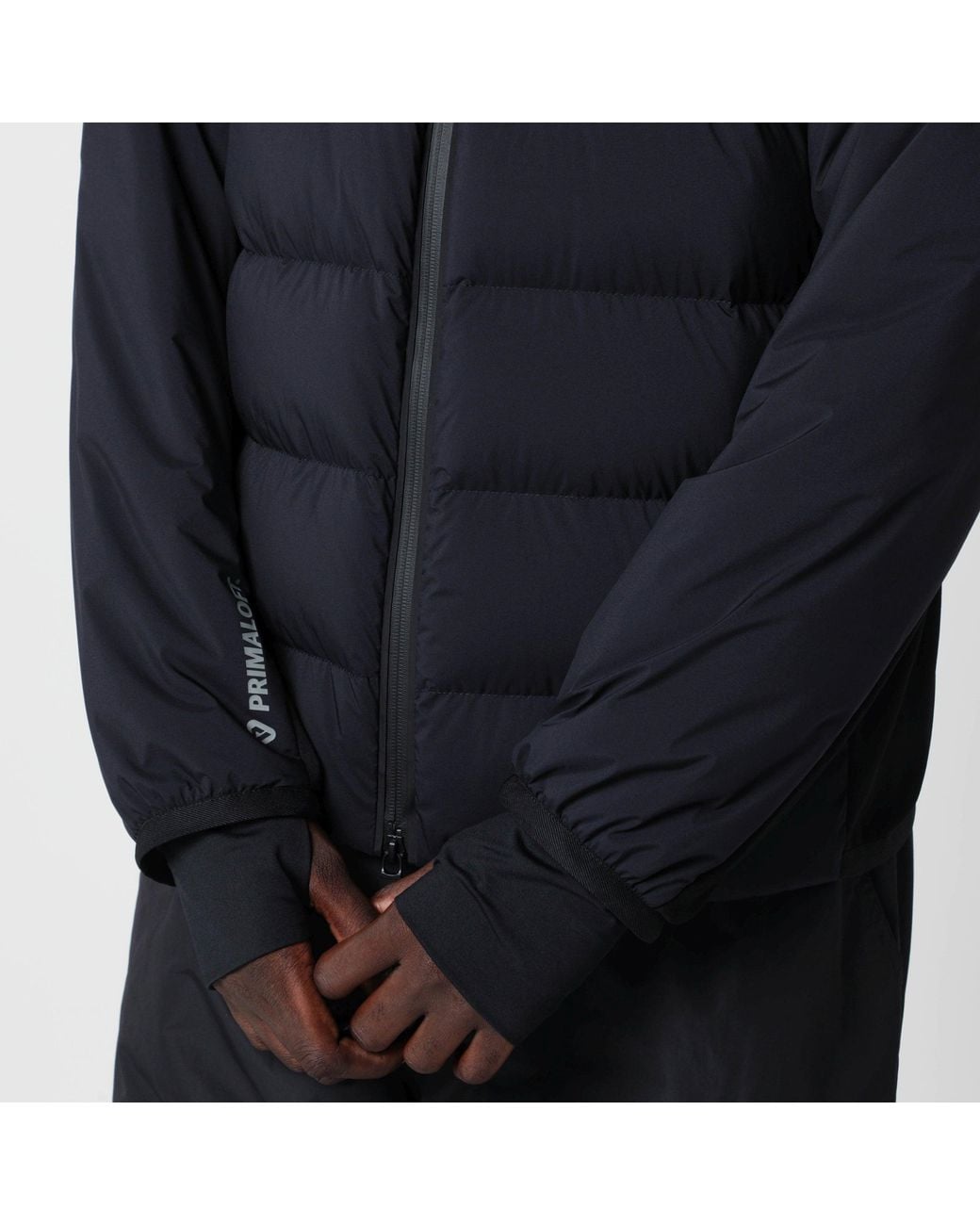 Moncler Blue Zip-Up Jacket for men
