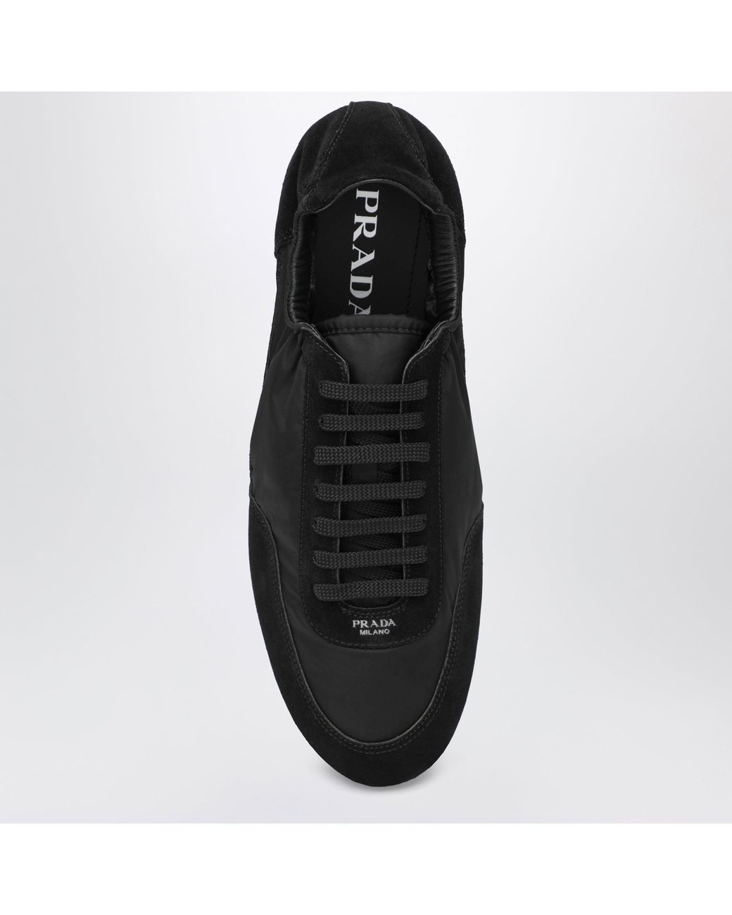 Baskets Collapse En Re-Nylon Et Daim Prada pour homme en coloris Black