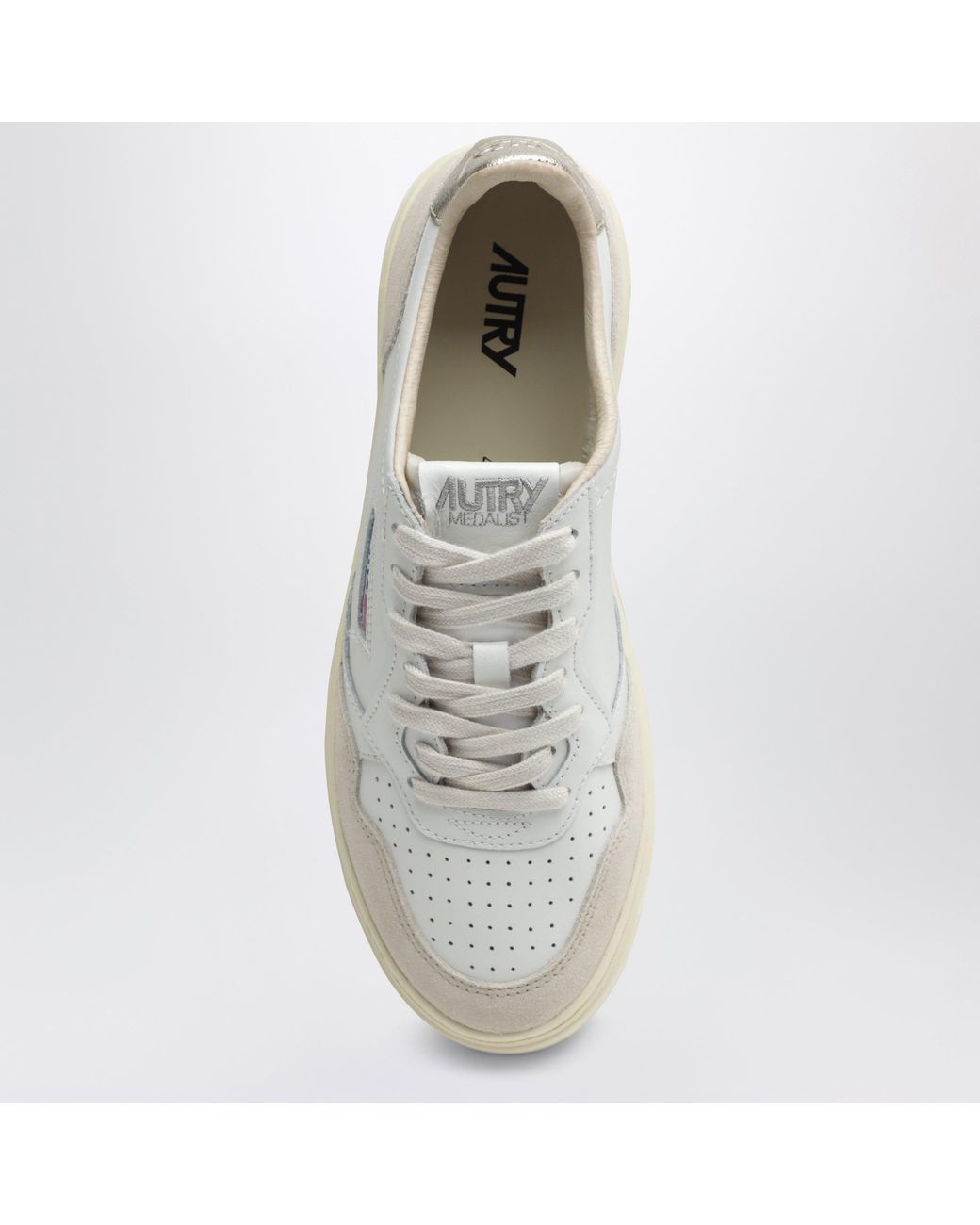 Autry White Medalist Low Sneakers