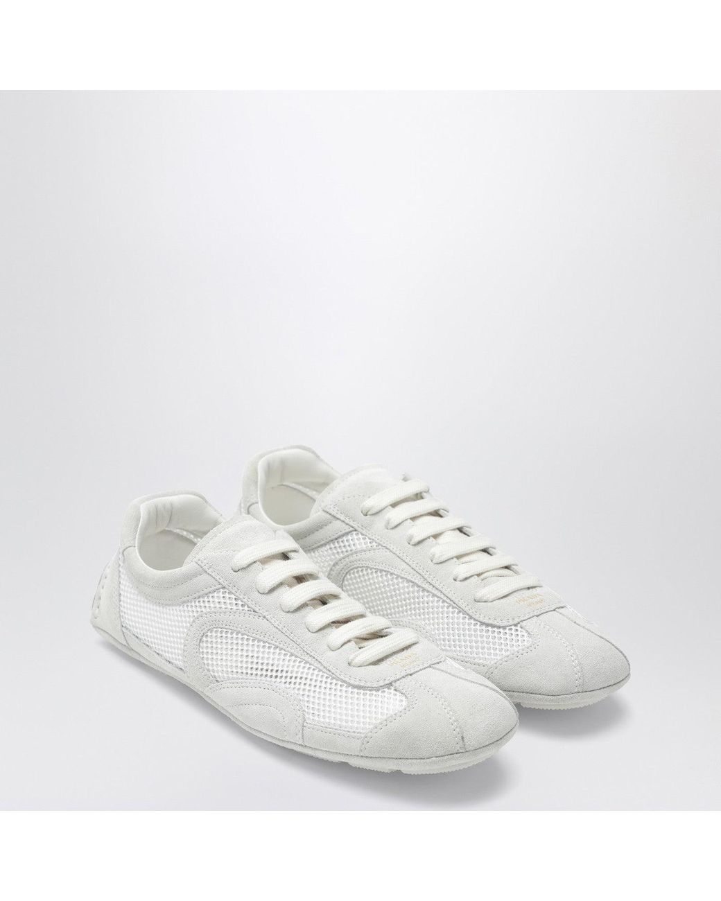 Prada White Montecarlo Reedition 2005 Sneakers