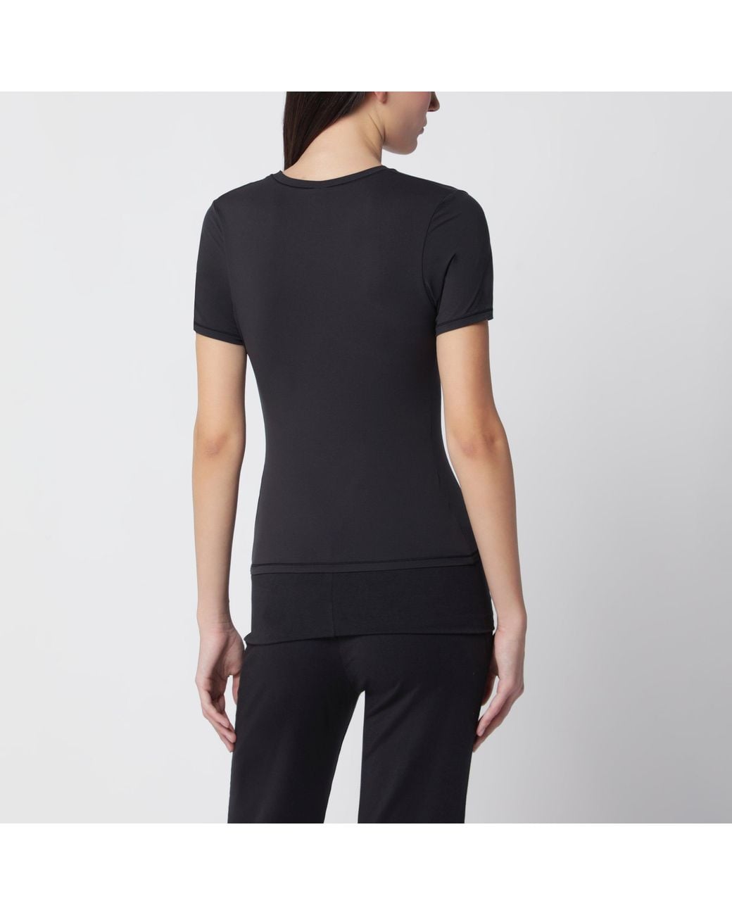 Skims Black Charcoal T-Shirt
