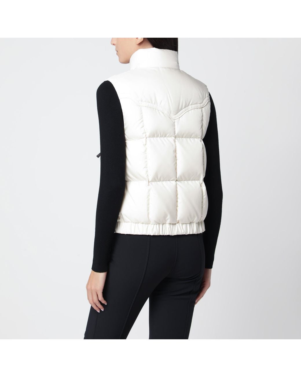Moncler White Doucy Polyester Vest