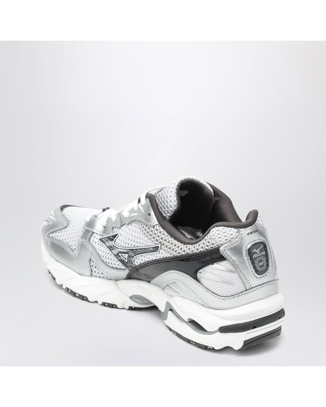 Mizuno White Sneakers Wave Rider 10 Cloudscape/ Sand/Harbor Mist for men