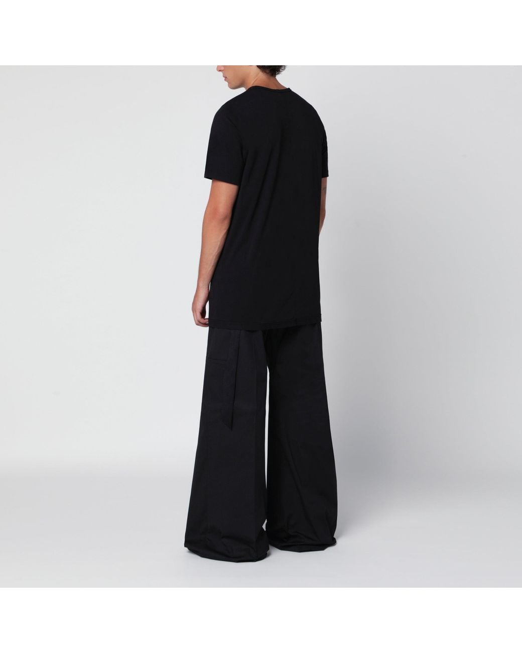 Rick Owens Black Level Organic Cotton Jersey T-Shirt for men