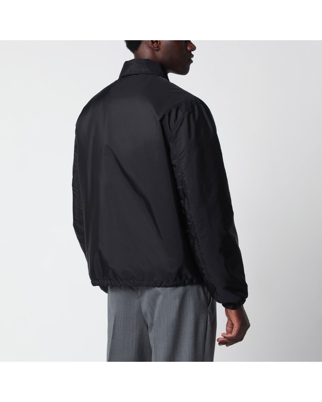 Prada Black Re-Nylon Blouson Jacket for men