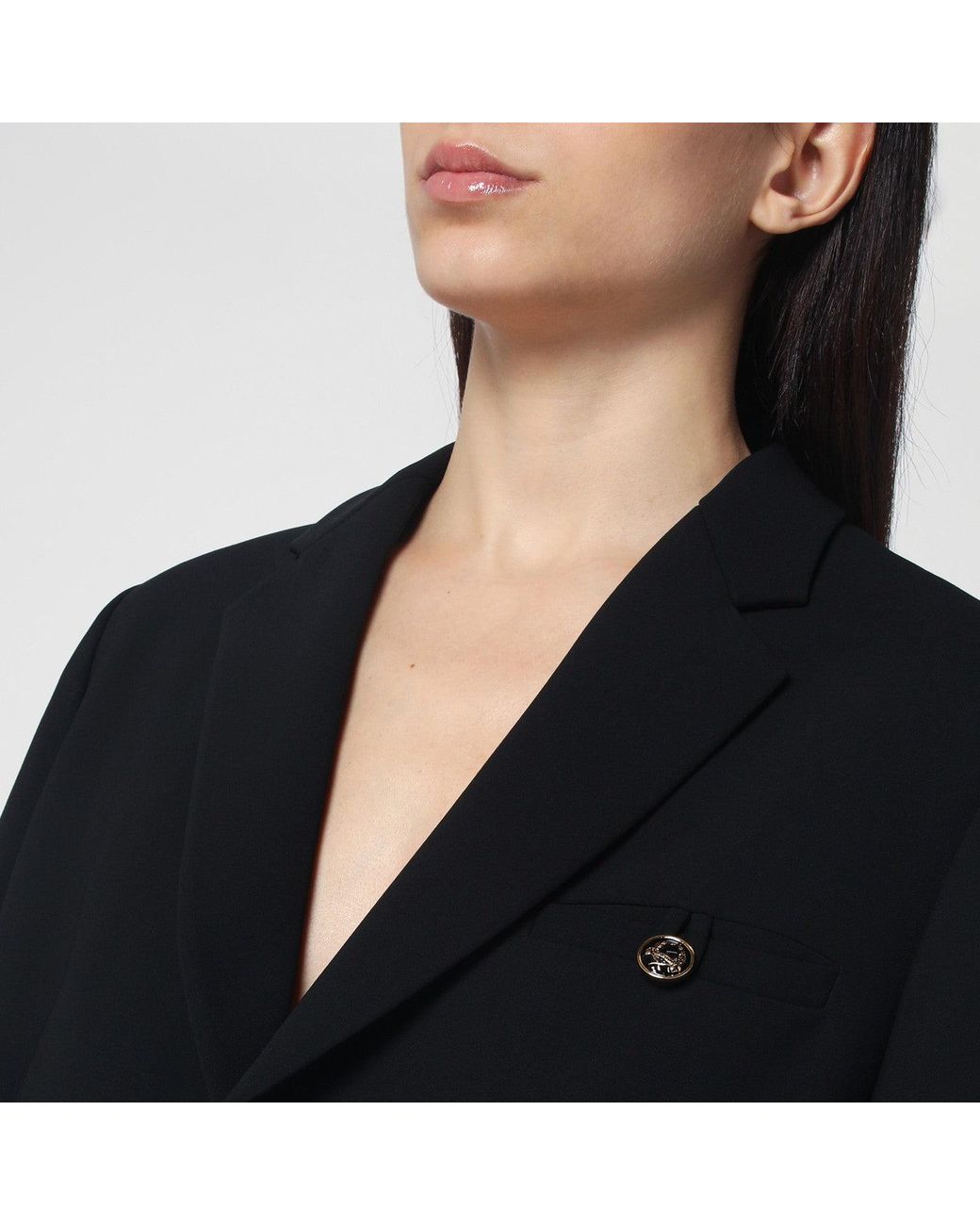 Moschino Black Single-breasted Jacket