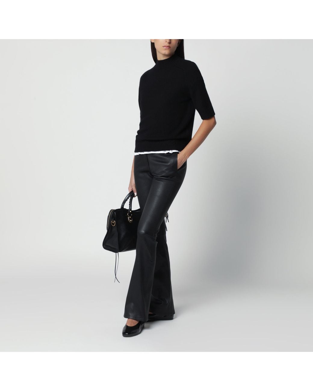 Loulou de Saison Black Cashmere Sweater