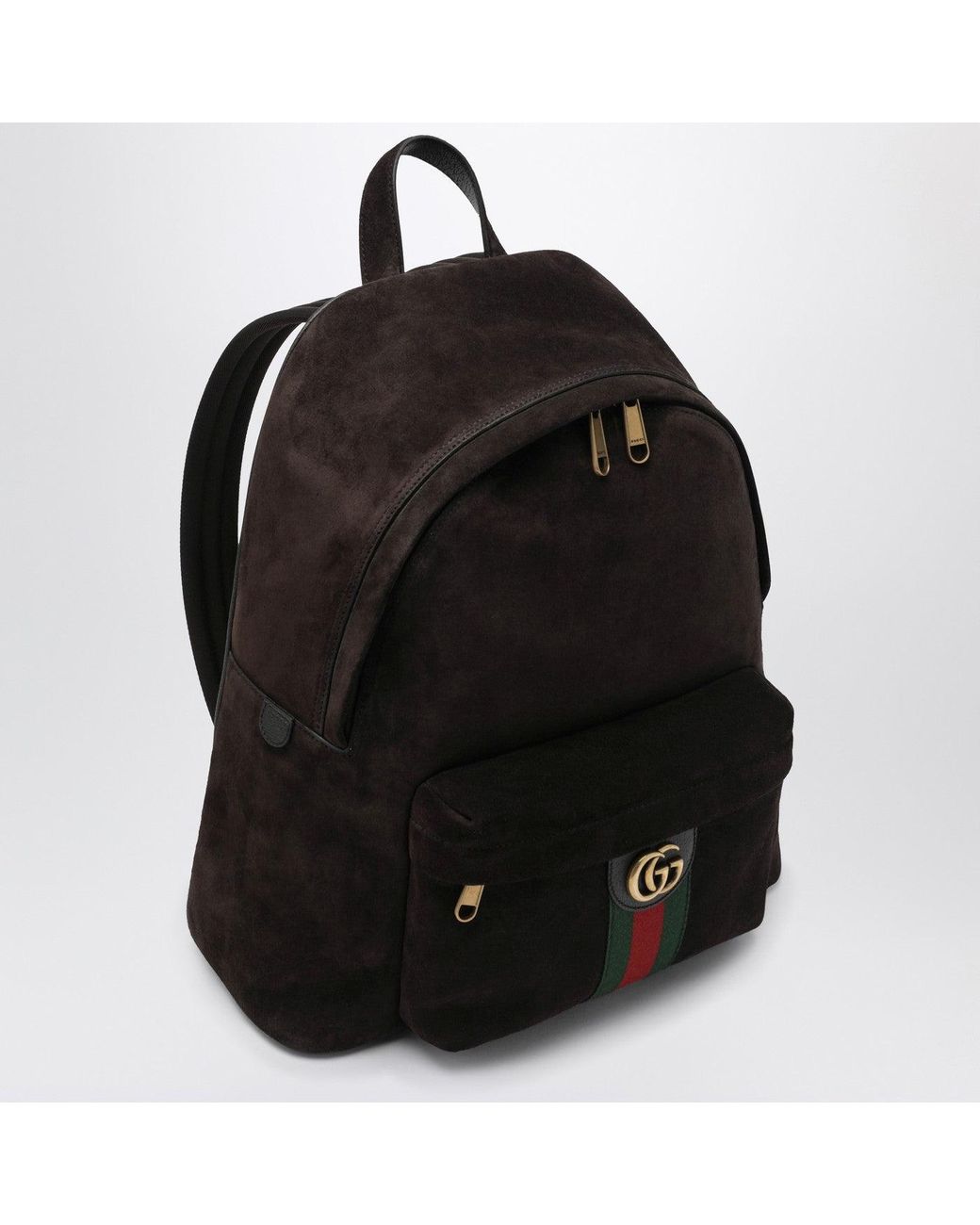 Gucci Black Medium Ophidia Backpack for men