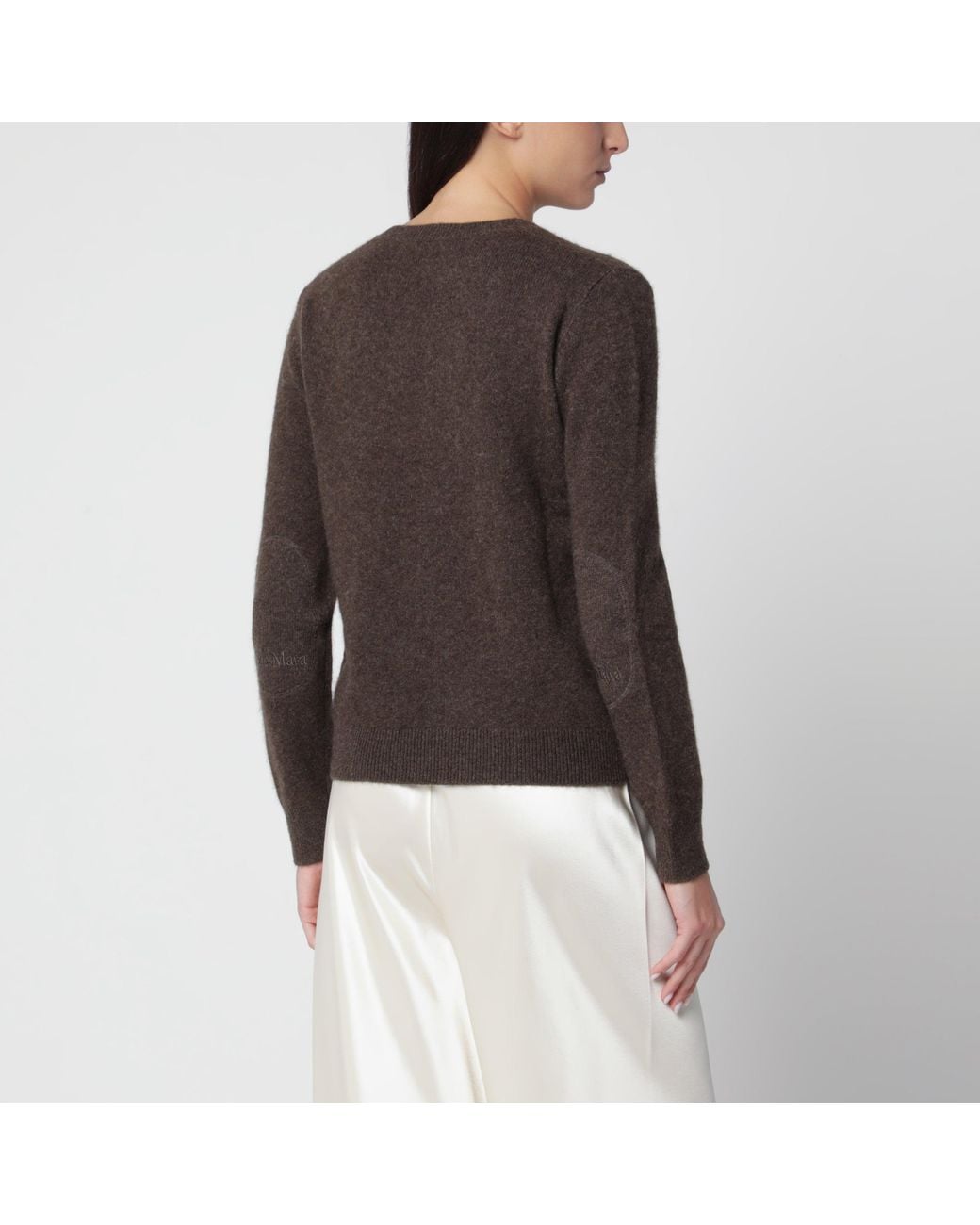 Max Mara Black Yak Crew Neck Sweater