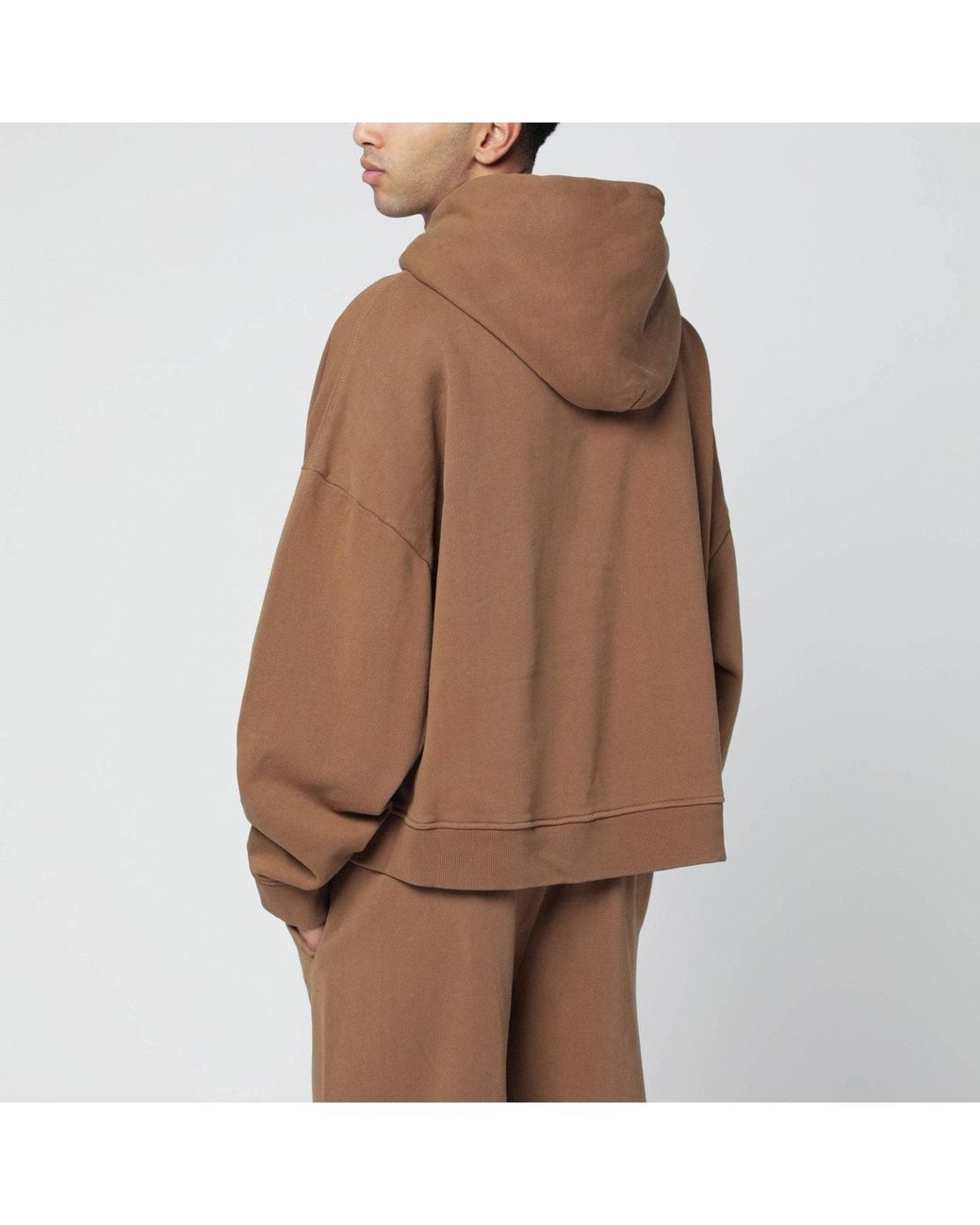 Entire studios Brown Hooded Sweatshirt for men