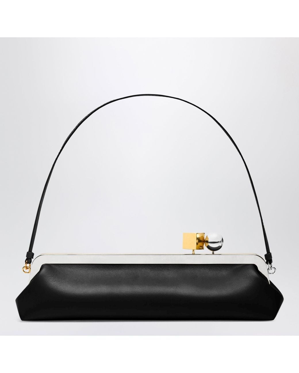 Jacquemus Black Salon Leather Pouch