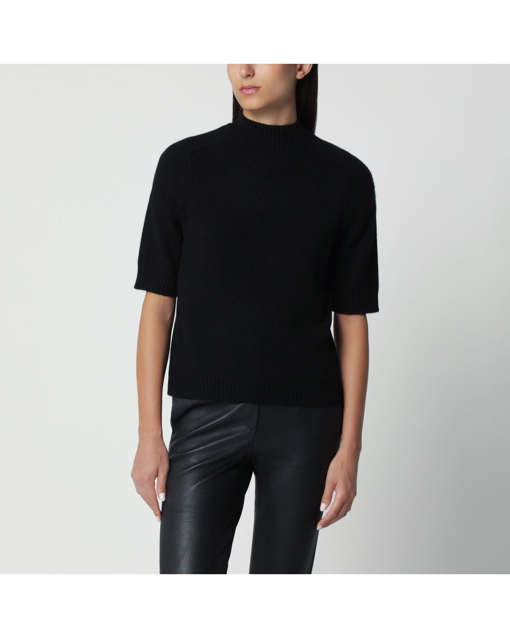 Loulou de Saison Black Cashmere Sweater