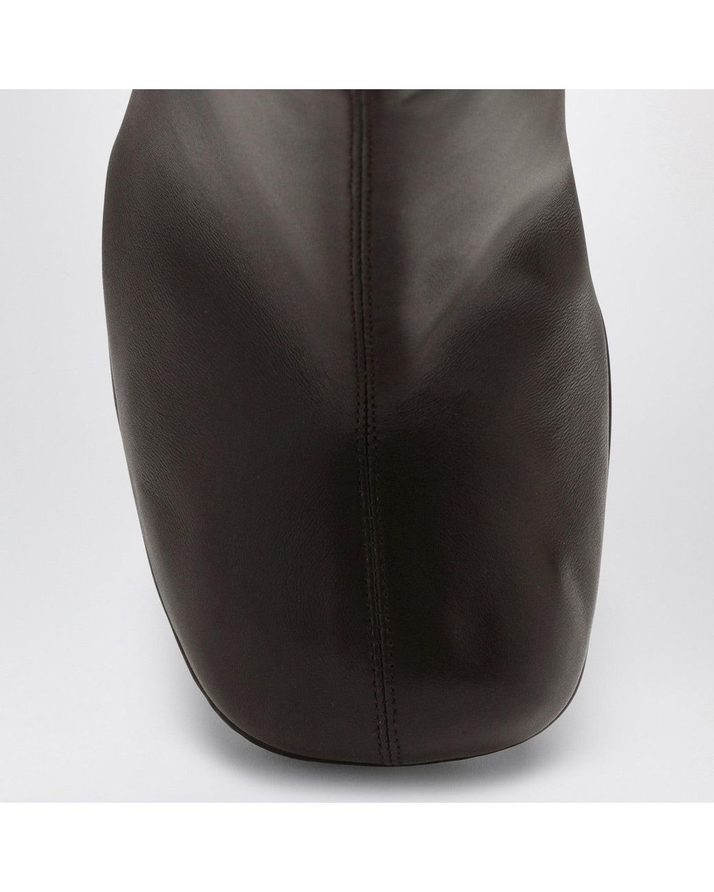 Bottega Veneta Black Shore Dark Leather Boot
