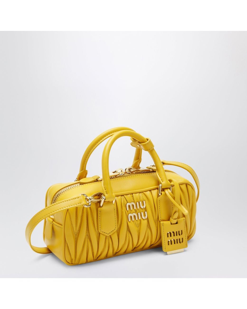 Miu Miu Yellow Arcadie Bag