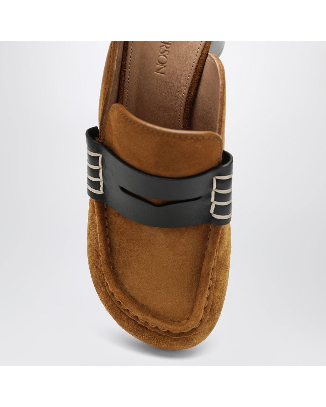 J.W. Anderson Brown Jw Anderson Caramel And Leather Heeled Moccasin