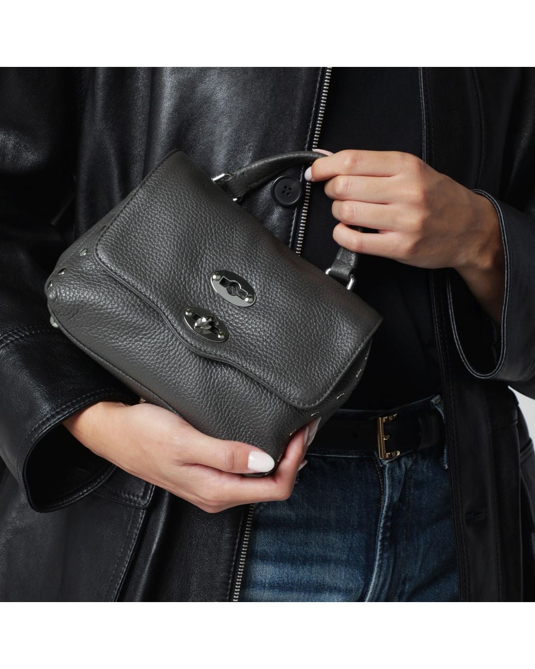 Zanellato Black Postina Baby Bag