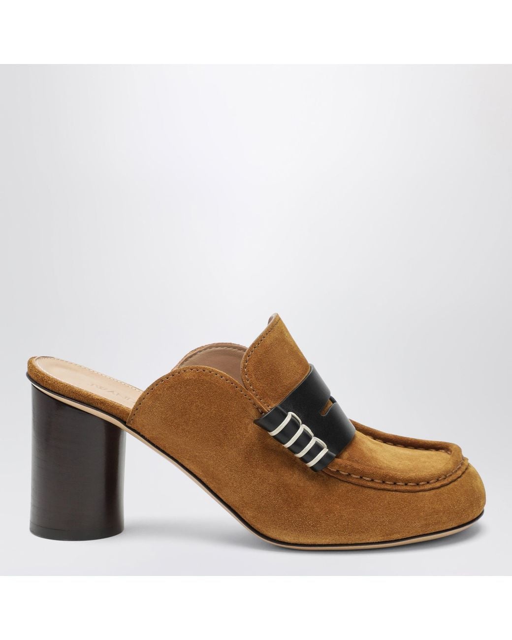 J.W. Anderson Brown Jw Anderson Caramel And Leather Heeled Moccasin
