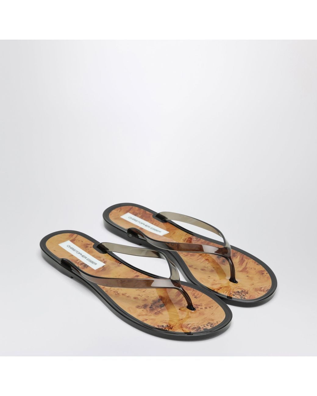 Christopher Esber White Amber Jo Flip-Flop Sandals