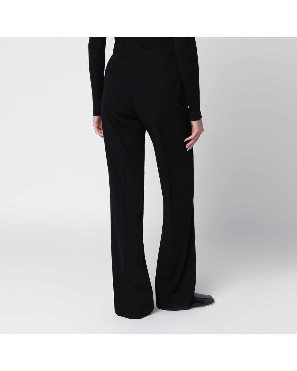 Max Mara Black Palazzo Trousers