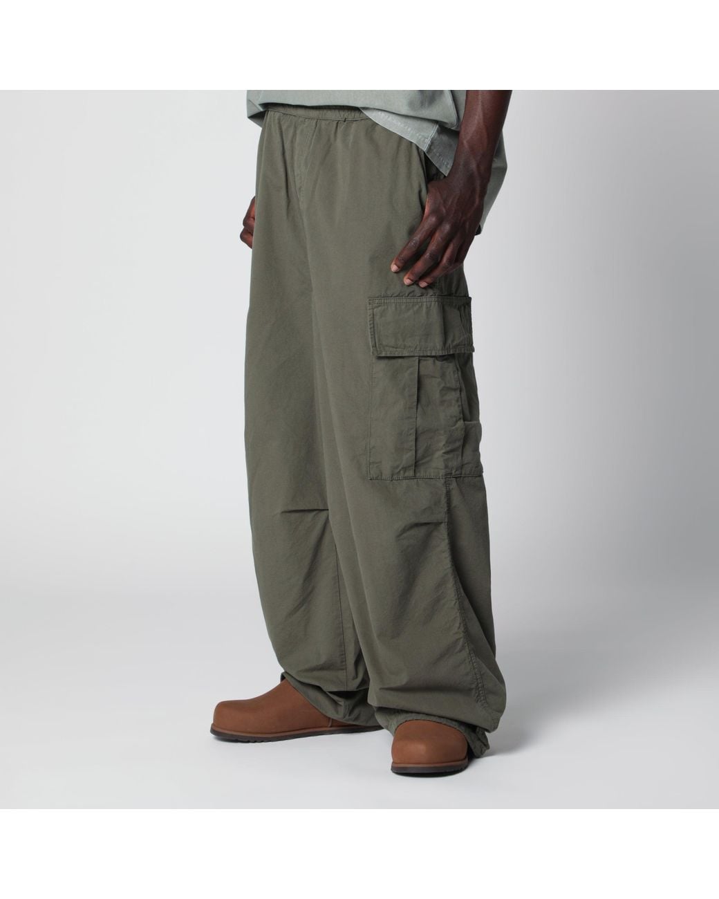 Carhartt Green Mandler Cargo Trousers for men