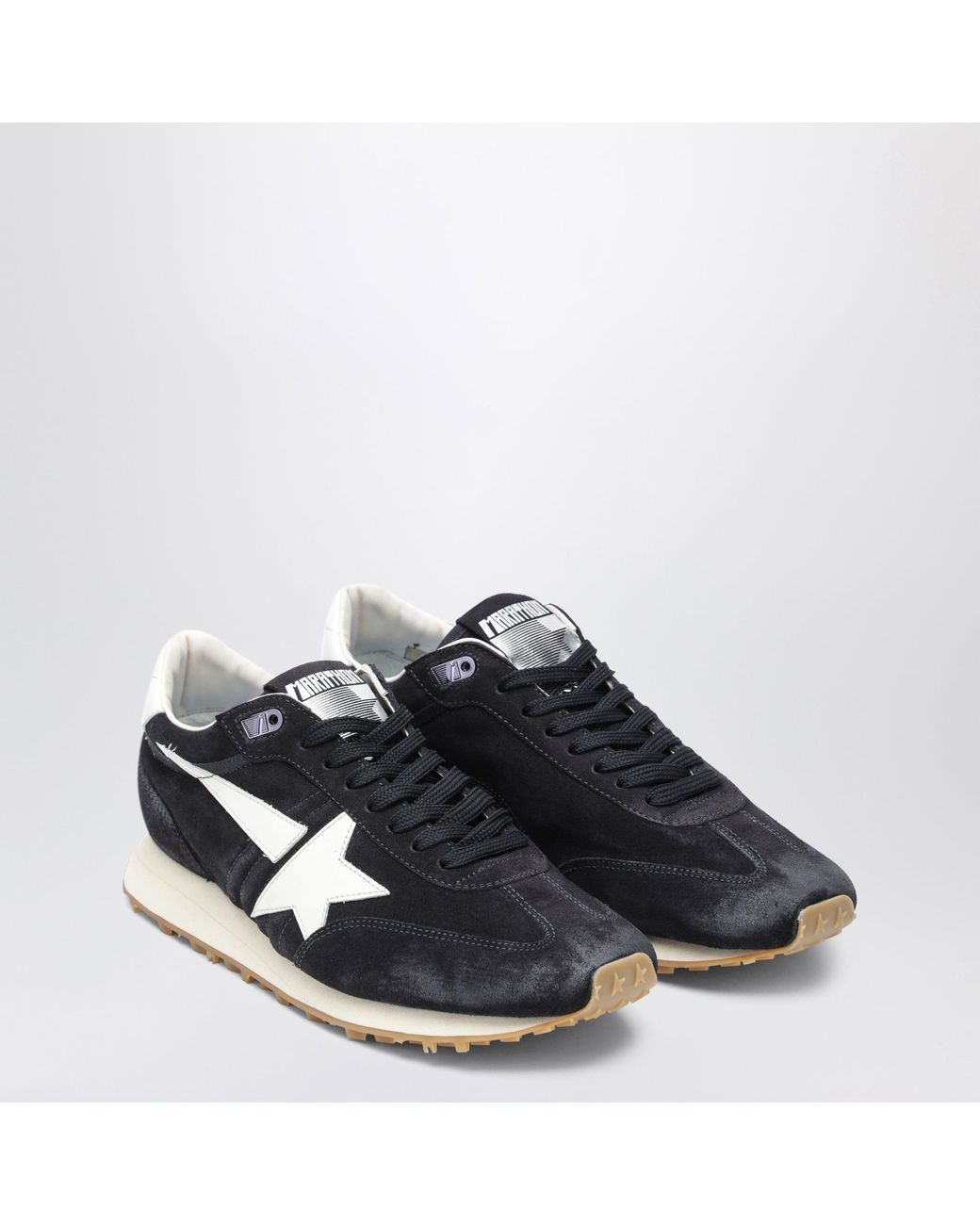 Golden Goose Deluxe Brand Blue Marathon Sneakers for men