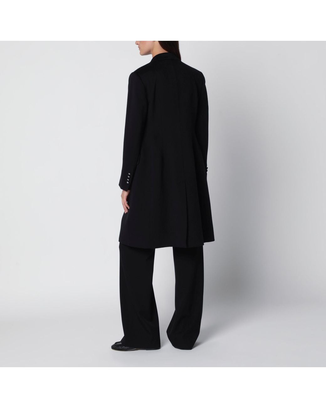 Dolce & Gabbana Black Double-Breasted Coat