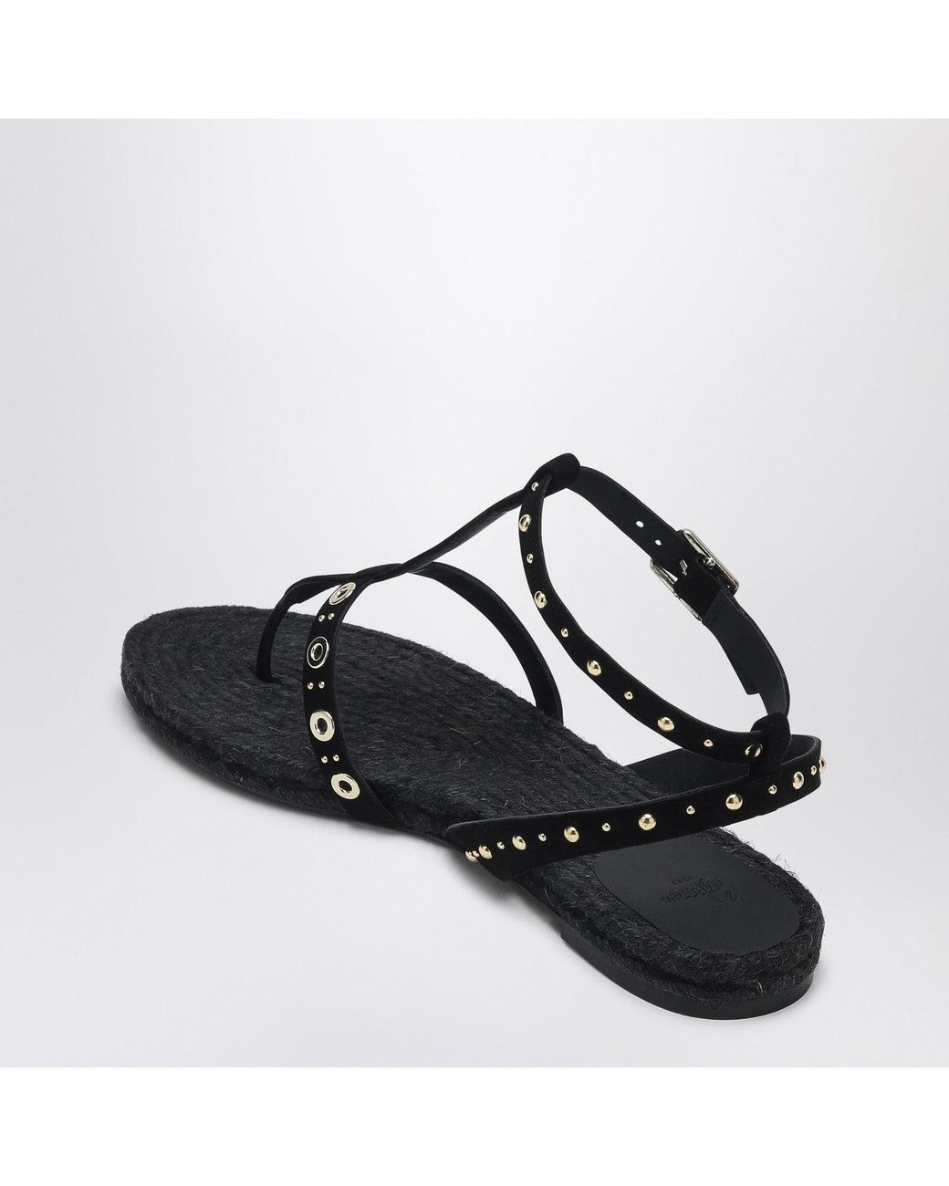 Castaner Brown Castañer Low-Heeled Pati With Studs