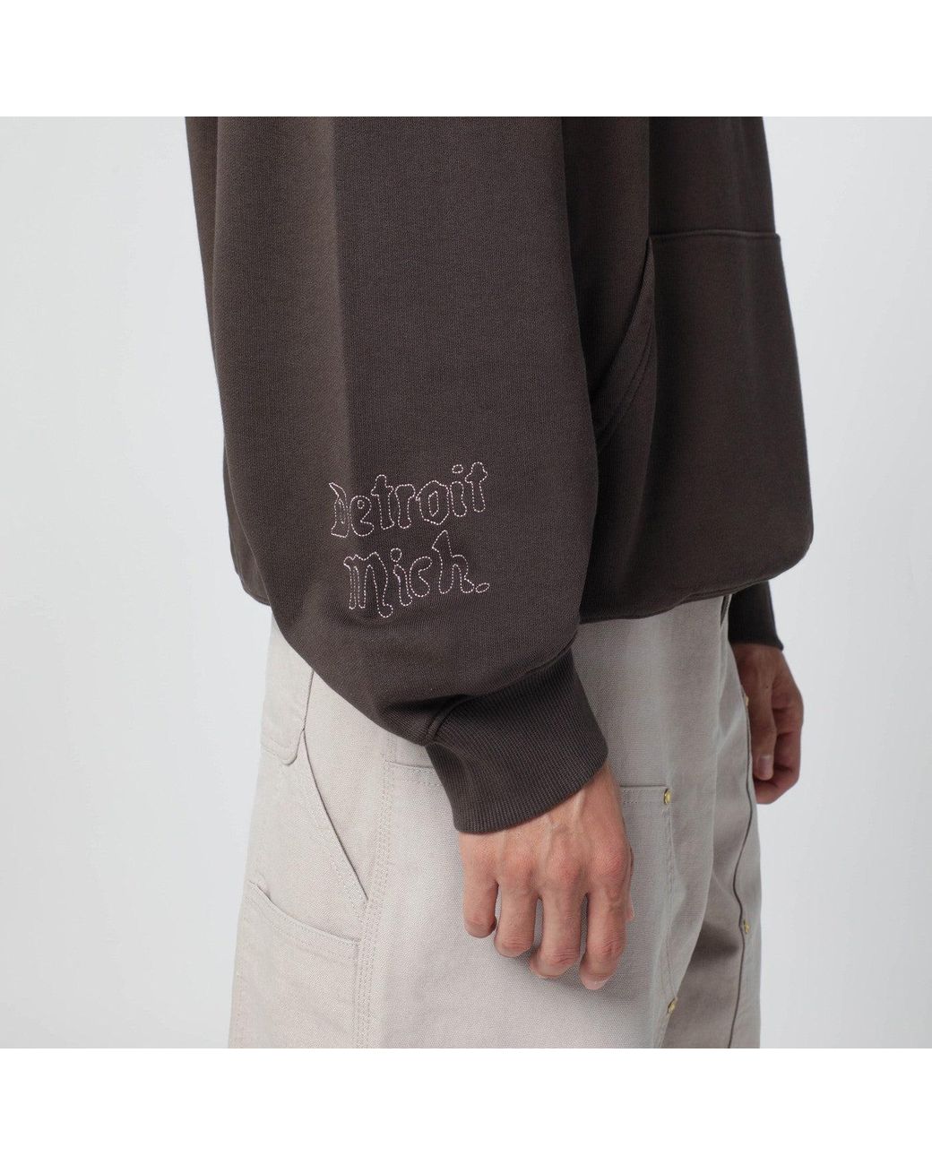 Carhartt Brown Hackwork Hoodie for men