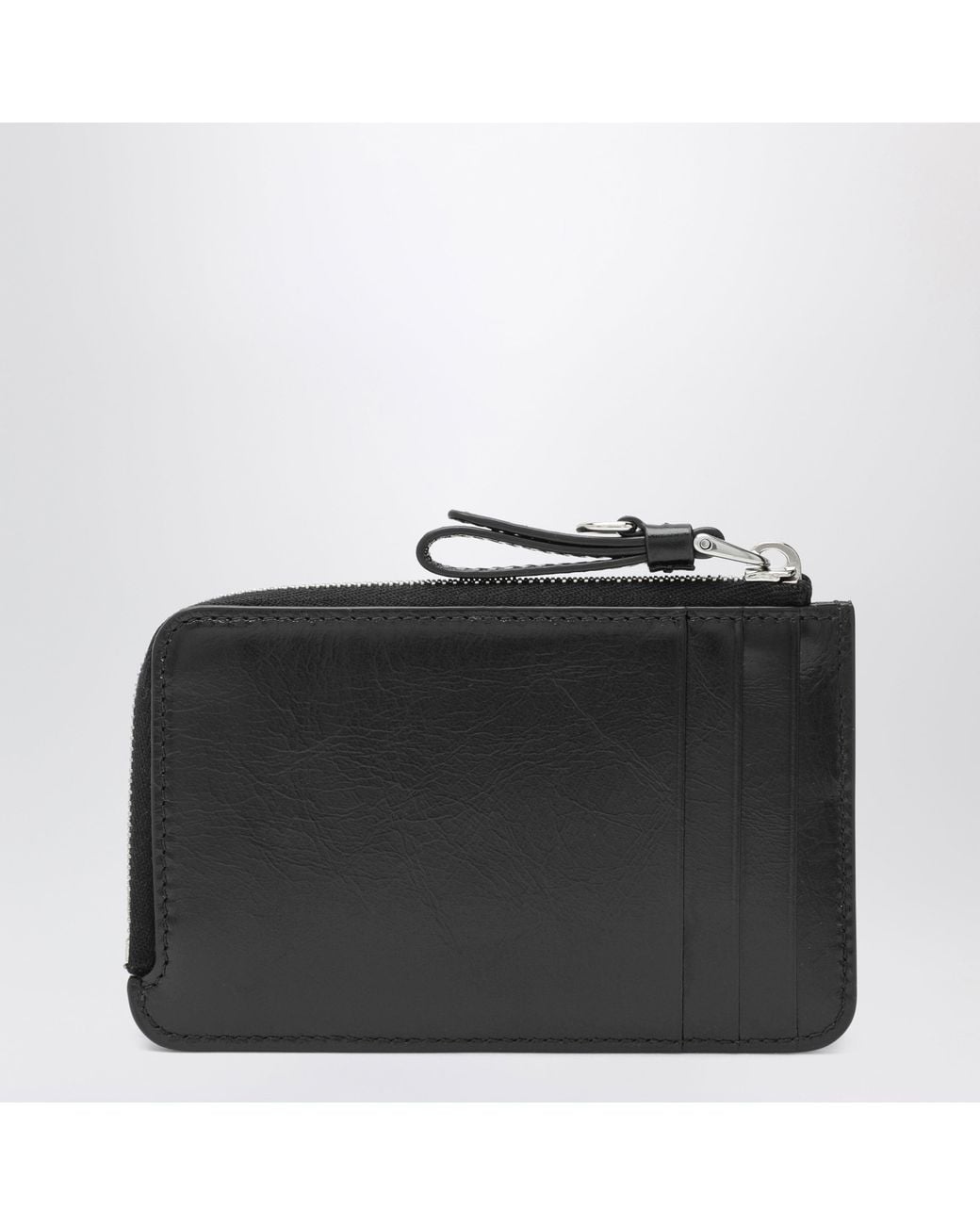 Miu Miu Black Zip Card Holder