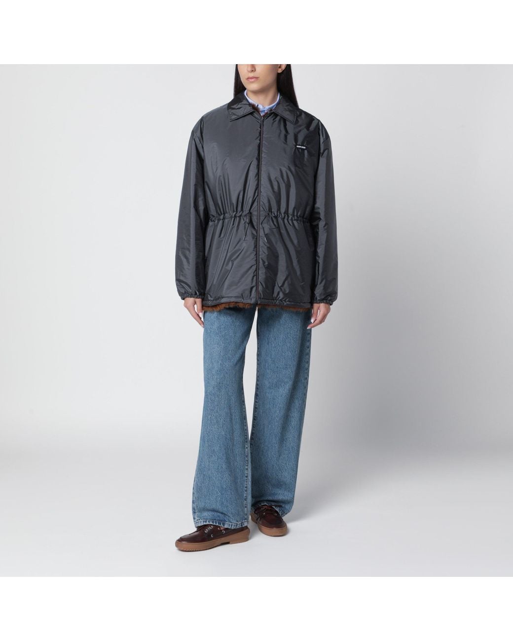 Miu Miu Black Ematite Blouson