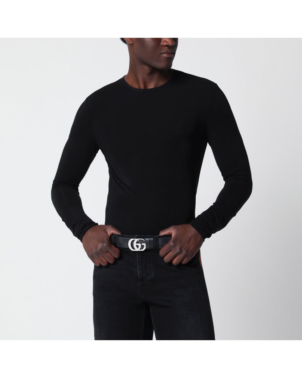 Gucci Black Crew-Neck Knit for men