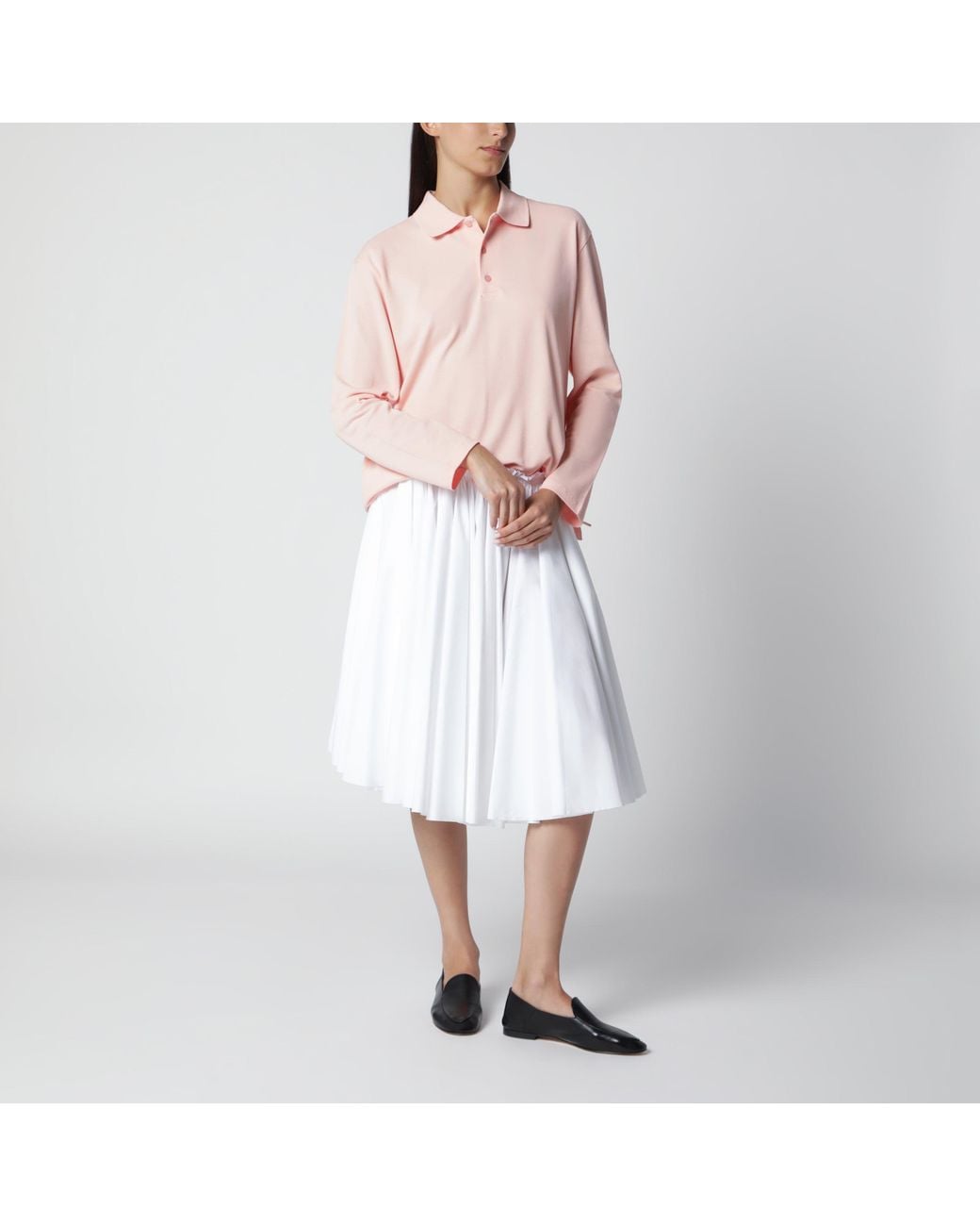 Flore Flore Pink Diana Organic Cotton Polo Shirt