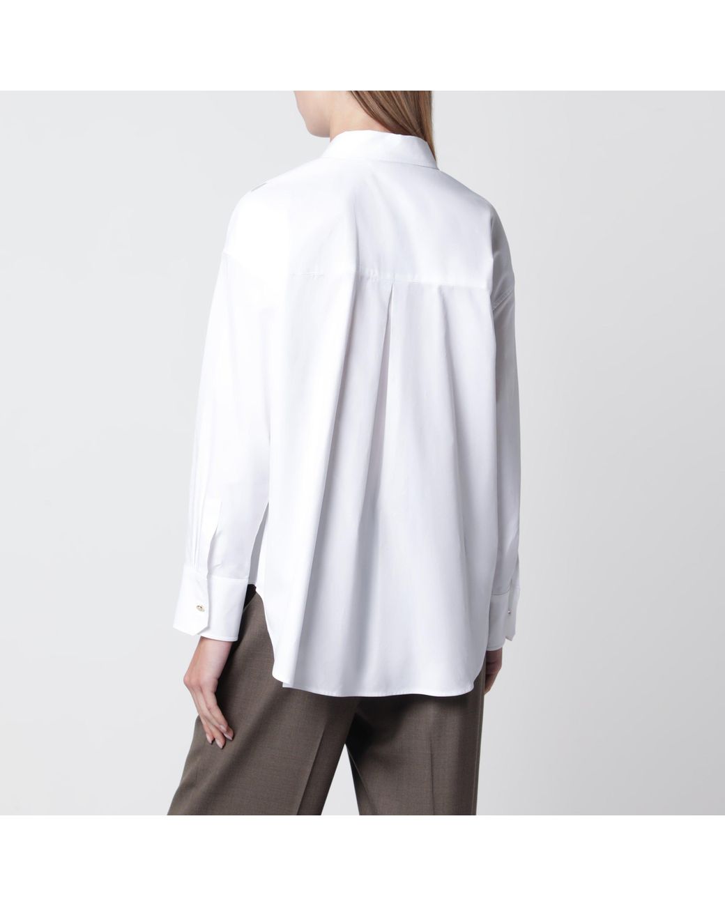 Camicia Bianca di Max Mara in Gray