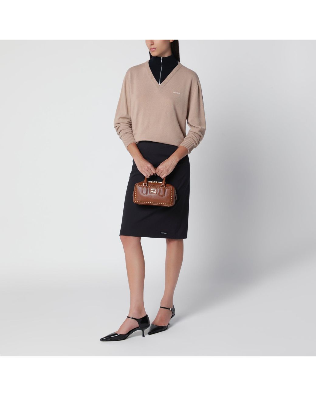 Miu Miu Brown Arcadie Bag