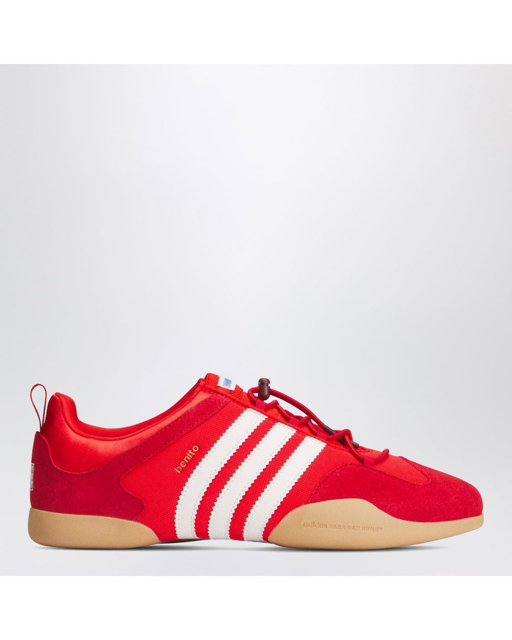 Adidas Originals Red X Bad Bunny Ballerina Low-Top Sneakers
