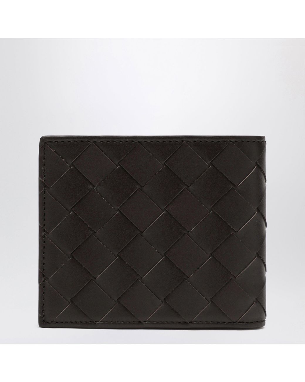 Bottega Veneta Black Fondant Intrecciato Wallet for men