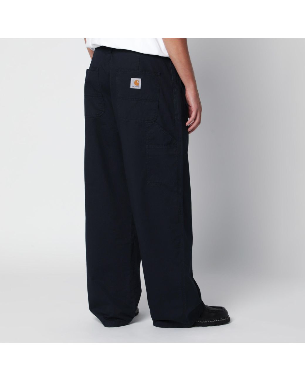 Carhartt Black Brockman Dark Cotton Twill Pants for men