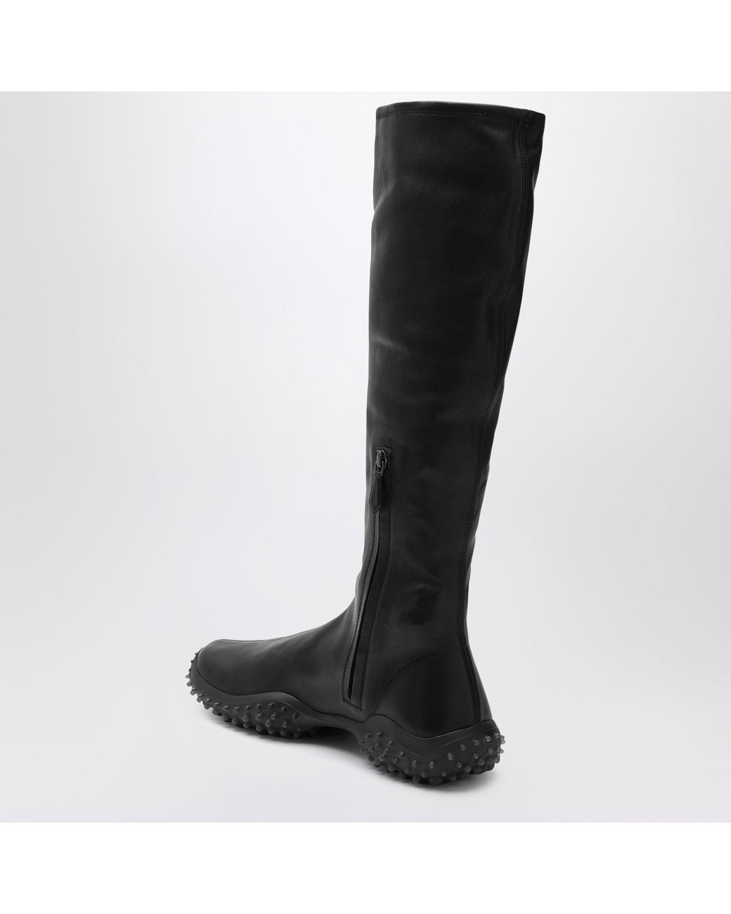 Miu Miu Black High Leather Boots