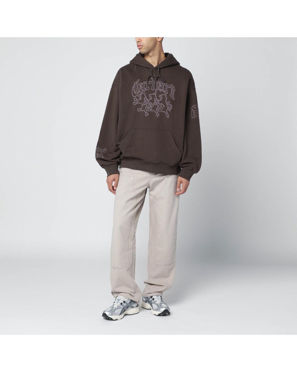 Carhartt Brown Hackwork Hoodie for men
