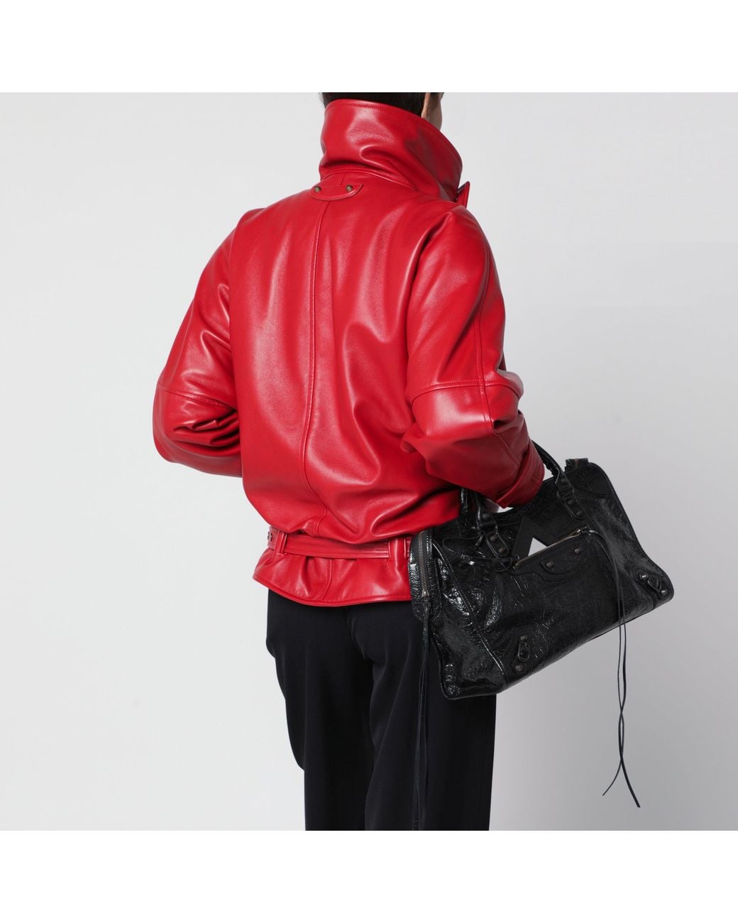 Balenciaga Black Medium Le City Handbag