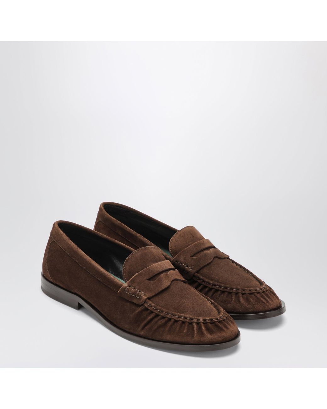 VINNY'S Brown Louee Vale Loafers for men