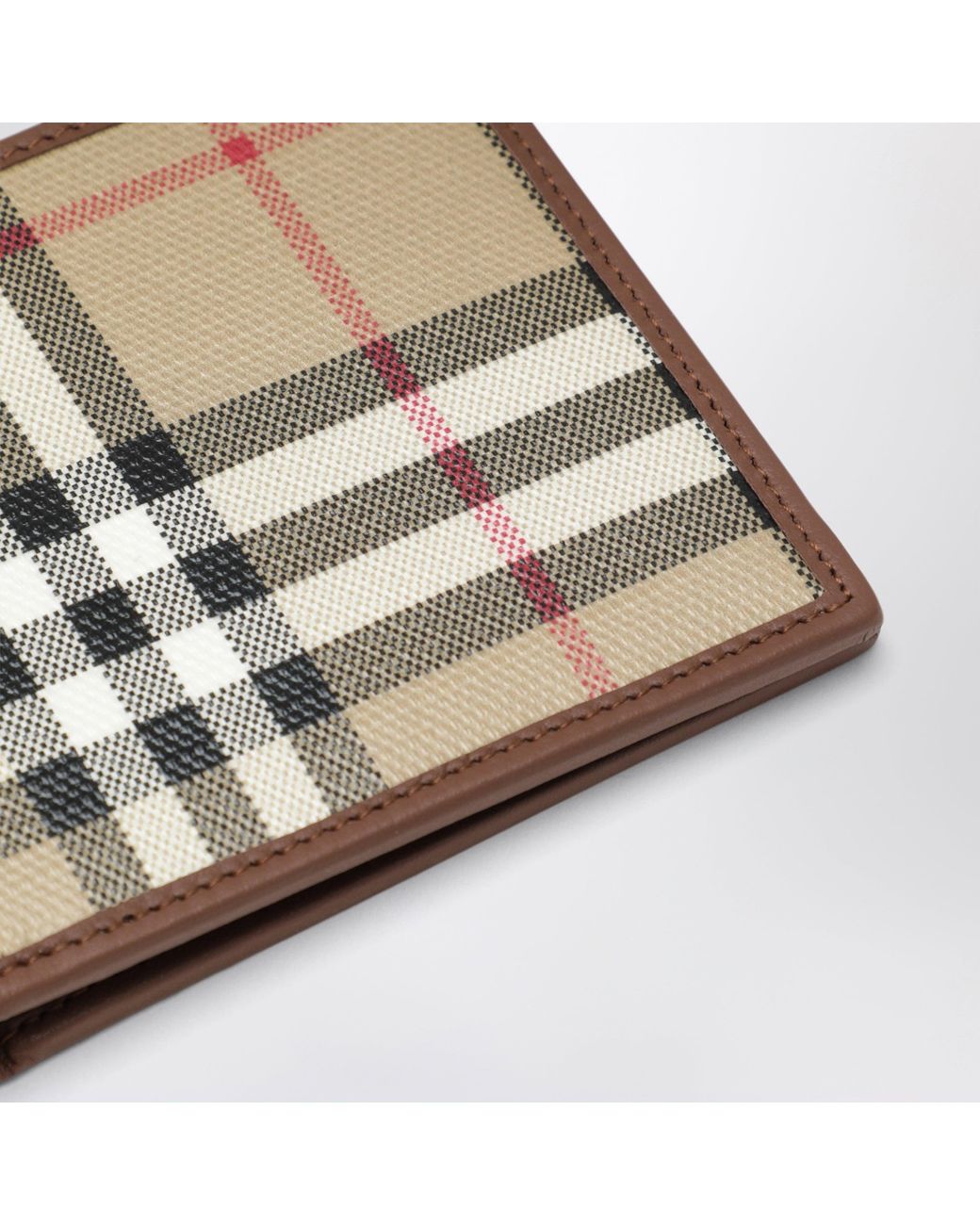 Burberry Brieftasche Mit Check-Muster in Metallic für Herren