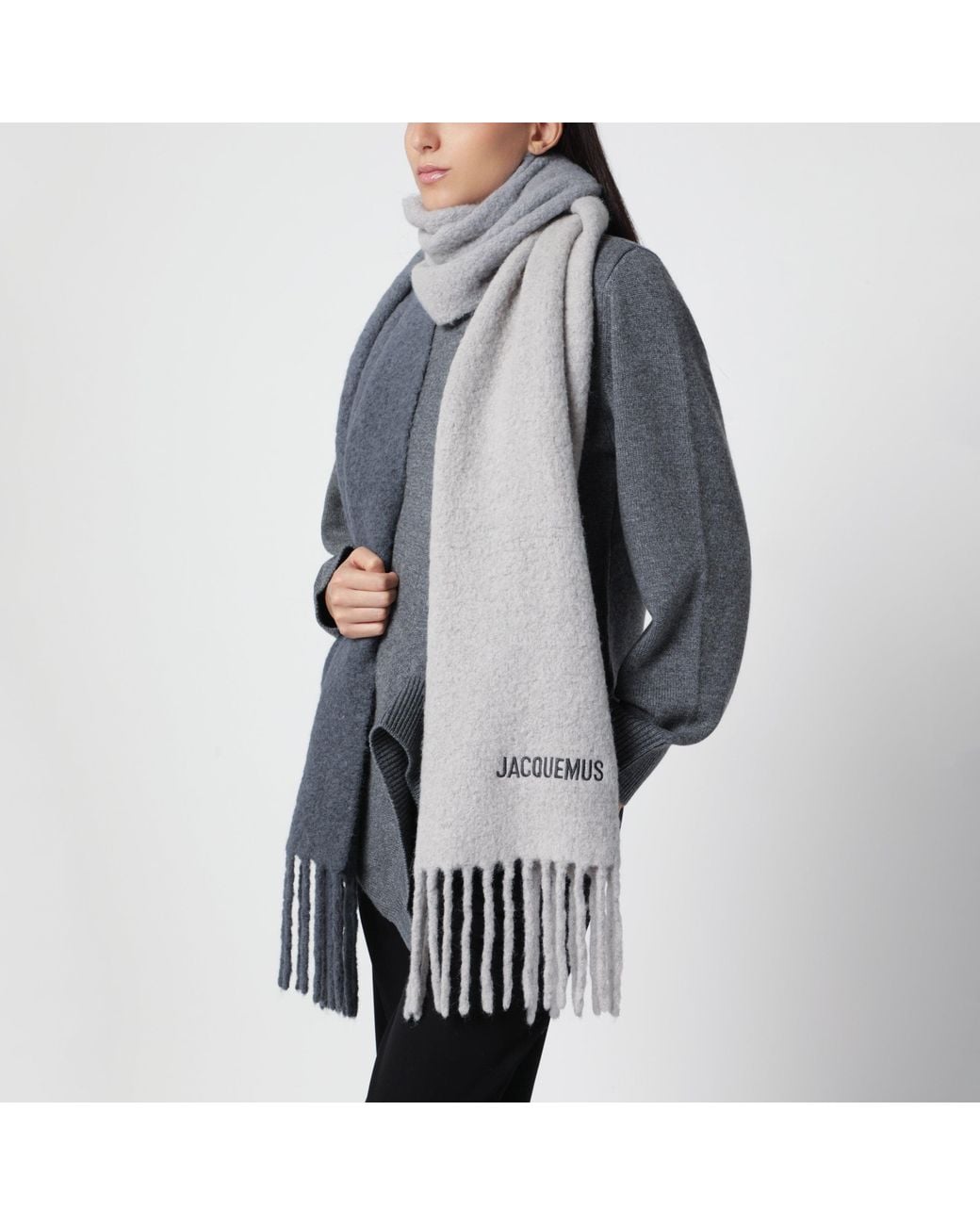 Sciarpa Moisson Grigia di Jacquemus in Gray