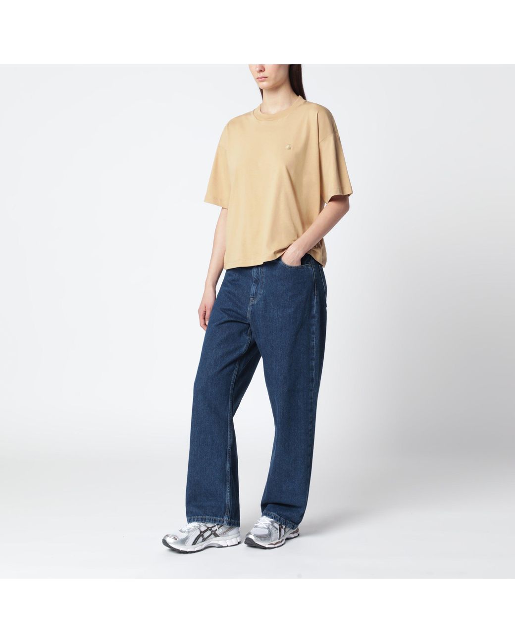 Carhartt Blue Chester Cropped T-Shirt