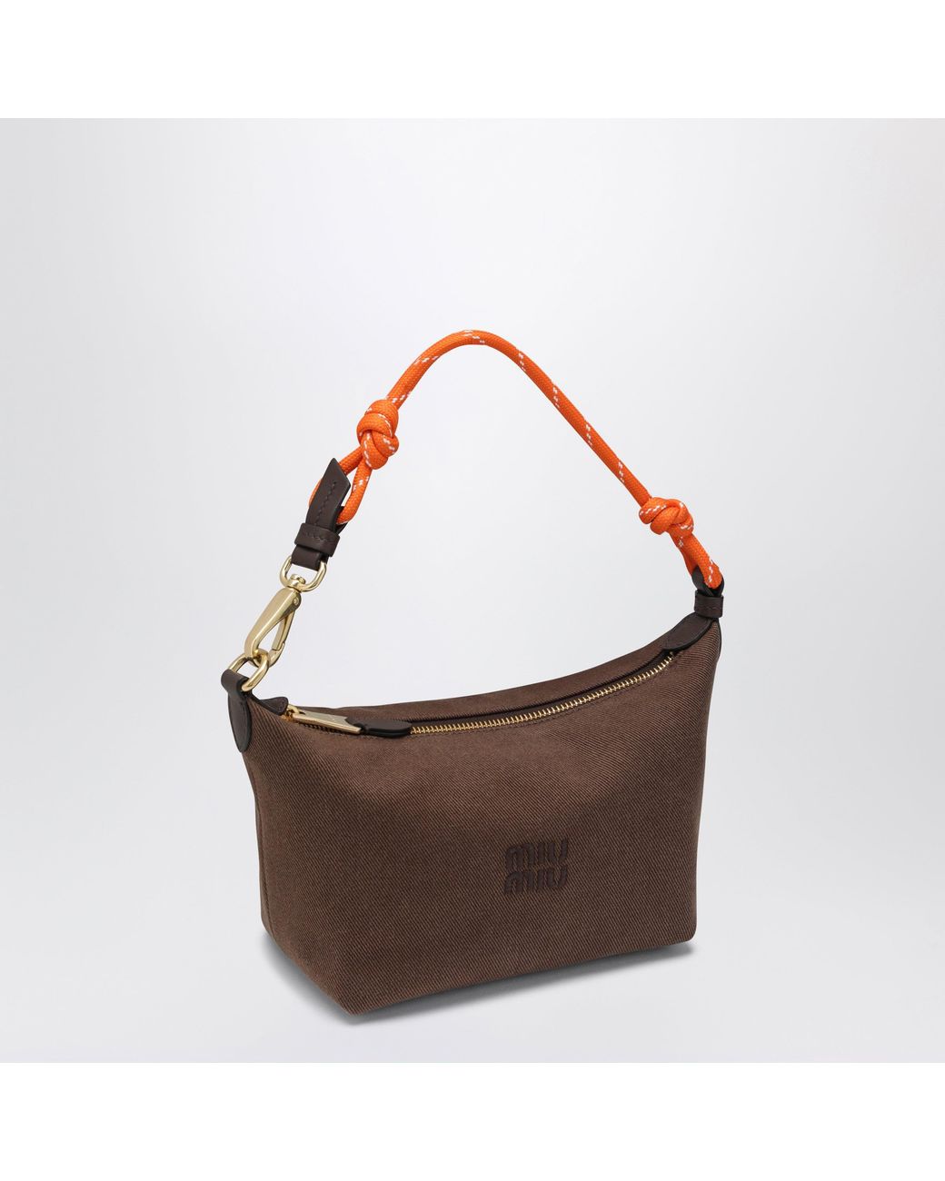Miu Miu Brown Cocoa/ Gabardine Pouch