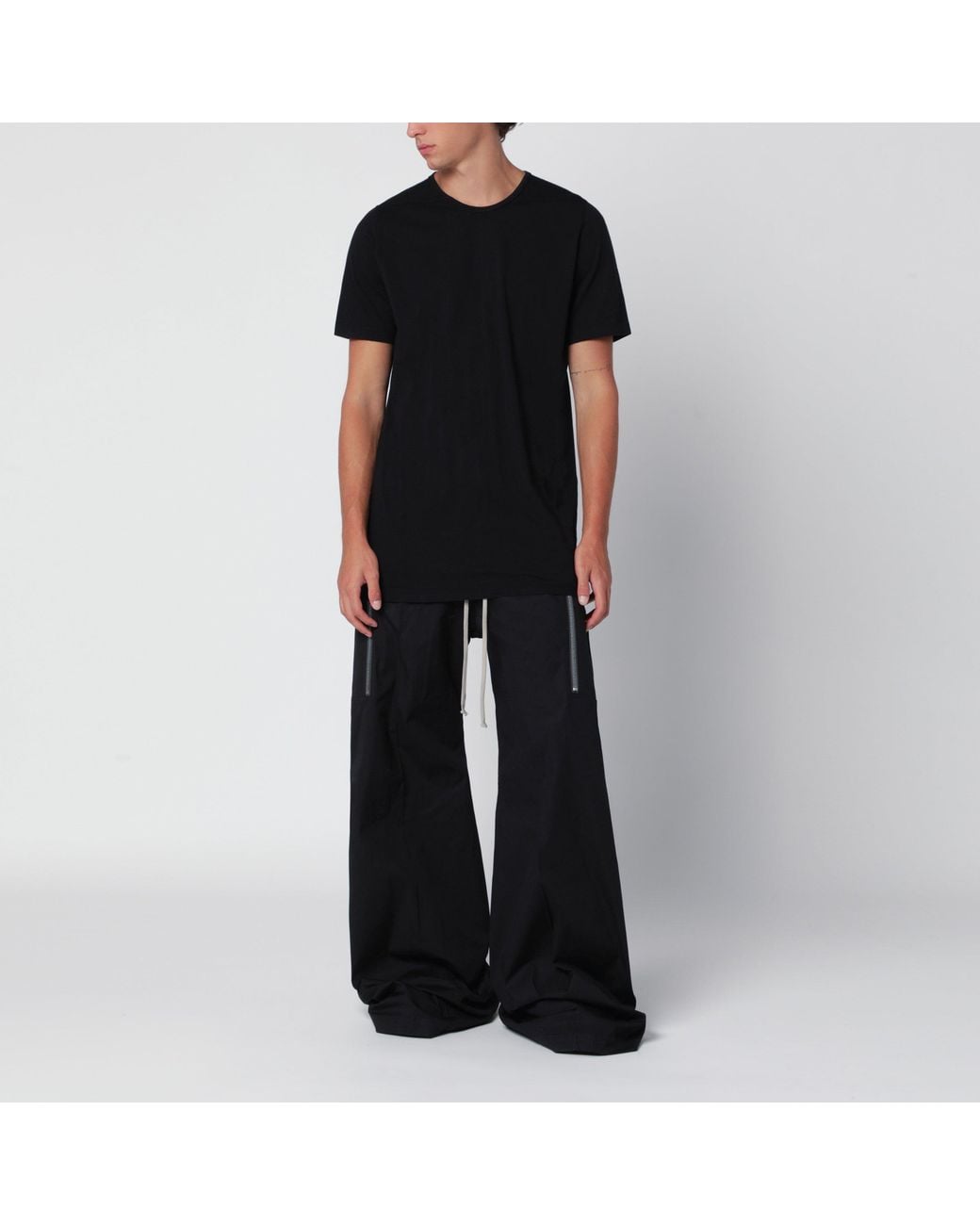 Rick Owens Black Level Organic Cotton Jersey T-Shirt for men