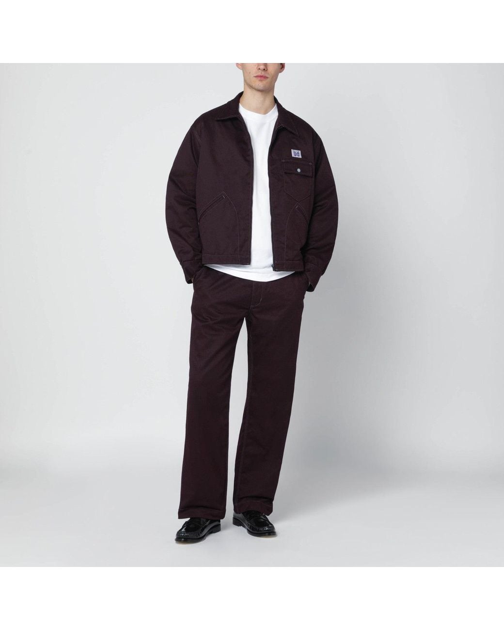 Needles Blue Zip Shirt Jacket for men