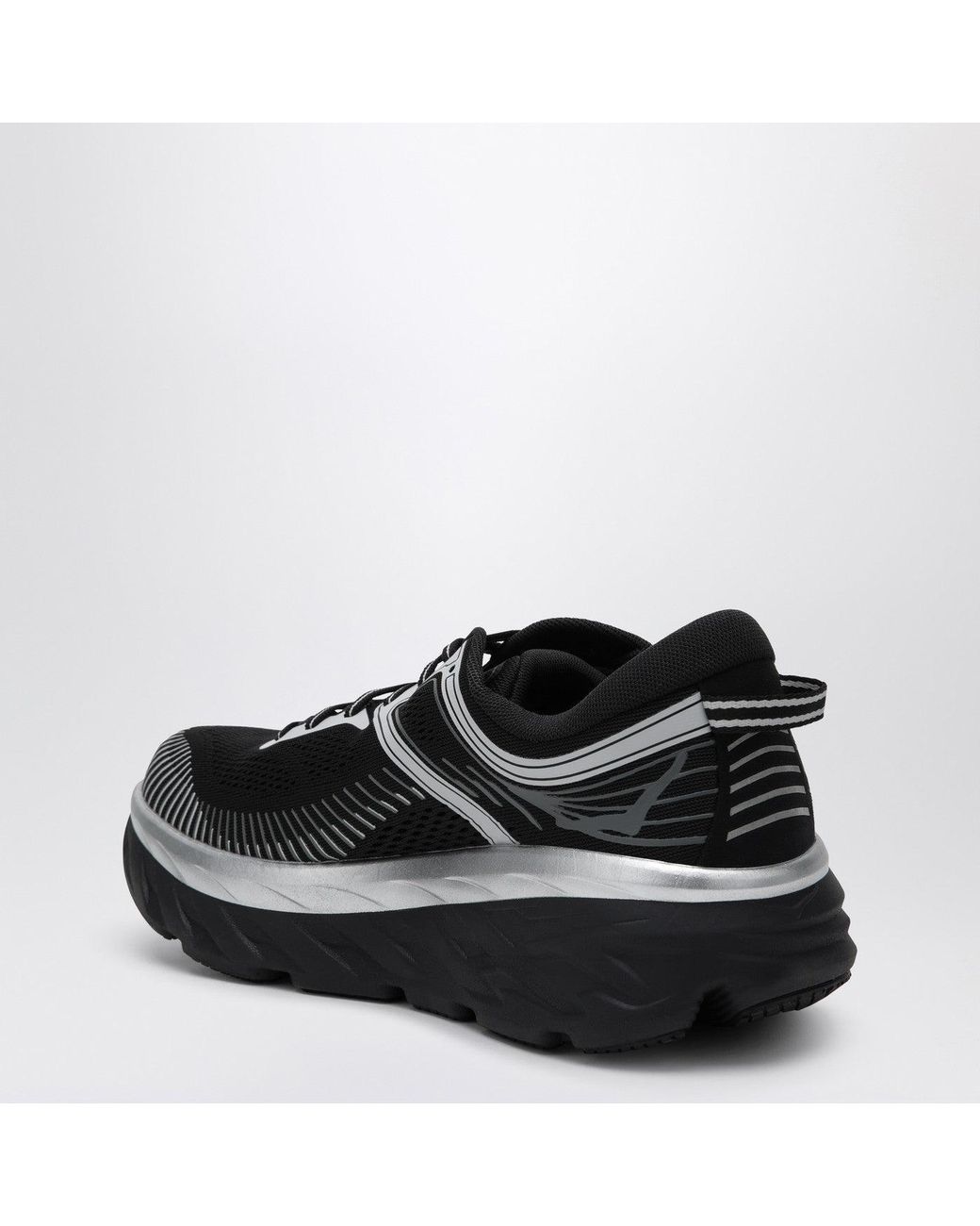 Hoka One One Black Bondi 7 Sneaker/Stardust for men